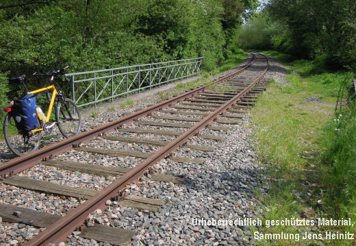 EBOE Strecke Gleise auf Bestebrücke vor Oldesloe 18-Mai-2017 2